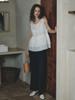 LENINA Arena Flare Sleeveless Blouse_Ivory