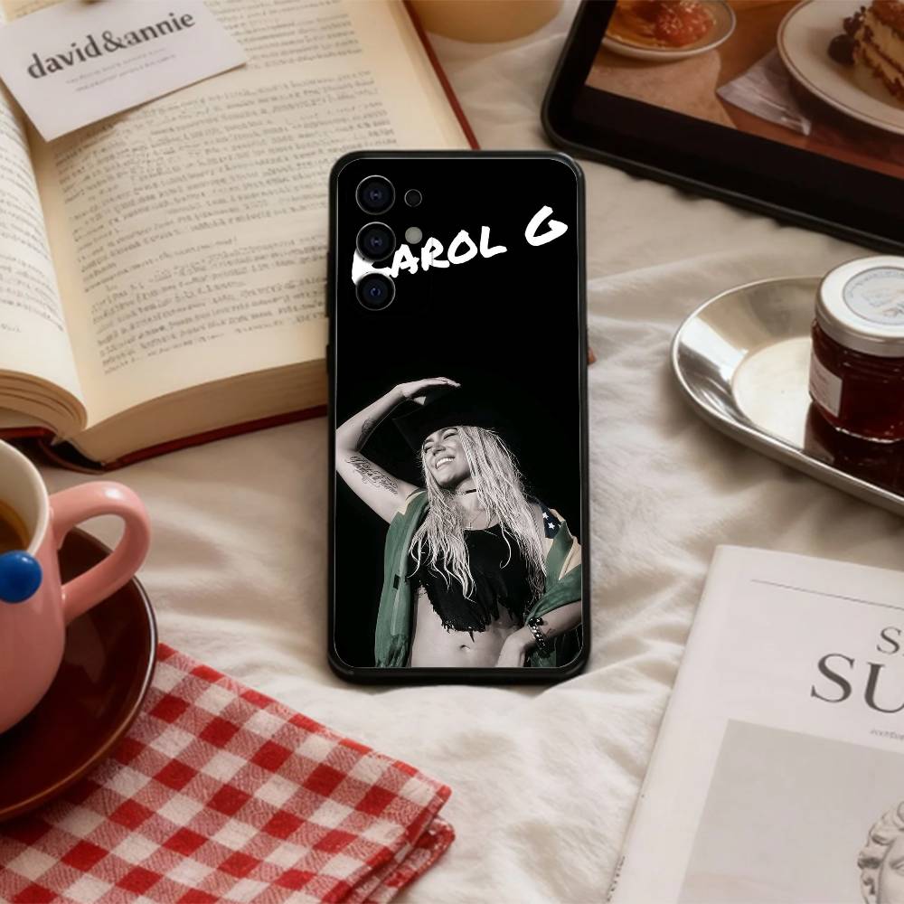 COOL K-Karol G T-Tropicoqueta Phone Case For Samsung S 25,24,23,22,30,21,10,9,Ultra,Plus,Lite,FE,4,5 G Soft Black Case
