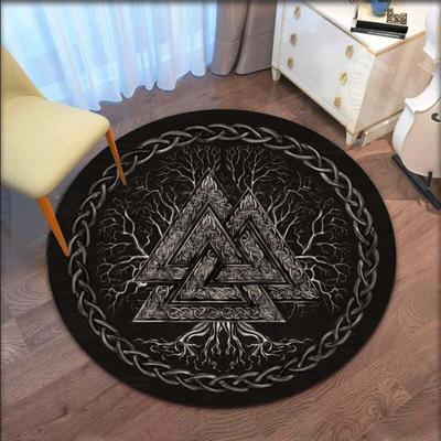 Covor Viking Vintage Covor rotund Covor rotund Covoraș baie Covoraș negru Covoare pentru decorarea casei Covoare pentru bucătărie Covoare pentru sufragerie