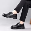 Men's Formal Leather Shoes Minimalist and Versatile Design Style Daily Office Outdoor Leisure Business Thick Bottom Men's Shoes
