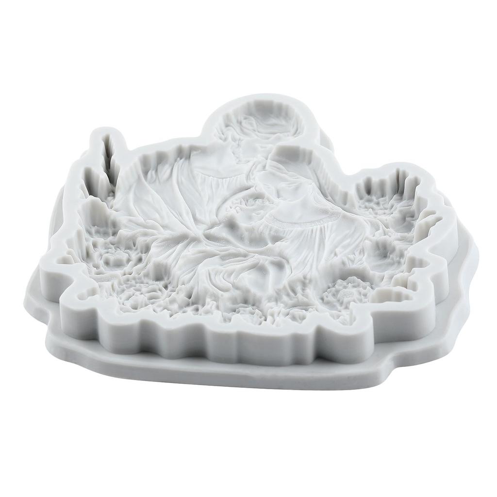 Jesus Silicone Mold Jesus Family Fondant Molds Cake Decorating Tools Cupcake Topper Candy Resin Clay Chocolate Gumpaste Mold