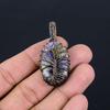 Tree Of Life Copper Charoite Gemstone Pure Copper Wire Wrapped Handmade Pendant Jewelry