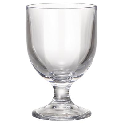 Stylish, Shatterproof, Low-stemmed Tritan Plastic Wine Glasses for Red and White Wine. Perfect for Pairing with Sake, Fruit Liquor, Parfaits, and