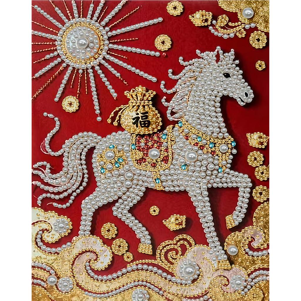 DIY Pearl Art Painting Without Frame Pearl Gem Paintings Picture Arts Craft 30x40cm for Adults Beginners Home Wall Decor