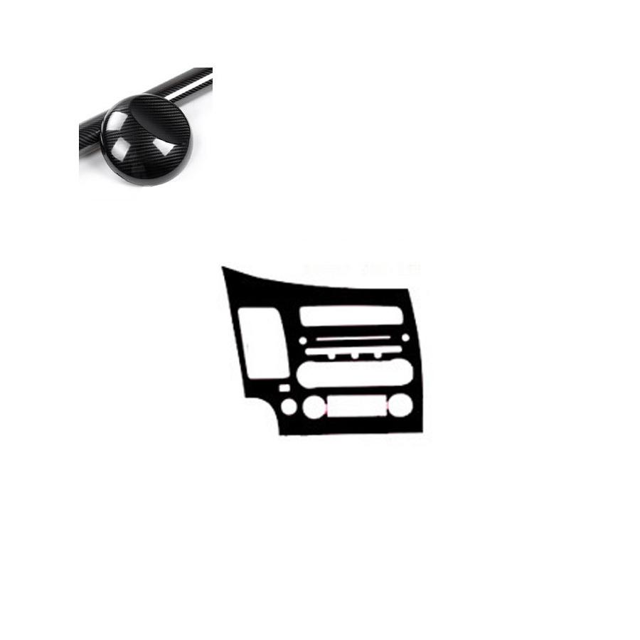 1 Set For Honda Civic 2006-2011 5D Carbon Fiber Pattern Car Interior Decals Trim