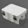 ABS Plastic Toilet Paper Holder for Bathroom/Magnetic and Shelf-Adhesive Tissue Paper Roll Holder Stand for Toilet - Pack of 1 (White)