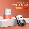 USB To Type-C Male To Female Charger, 6A Mobile Phone Adapter & USB-C Port Converter