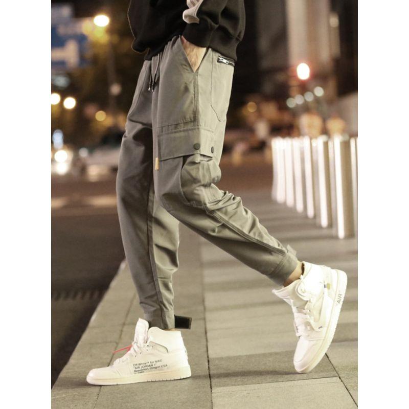 Fashion Brand Spring Street Fashion Handsome Casual Pants All-Matching Work Clothes
