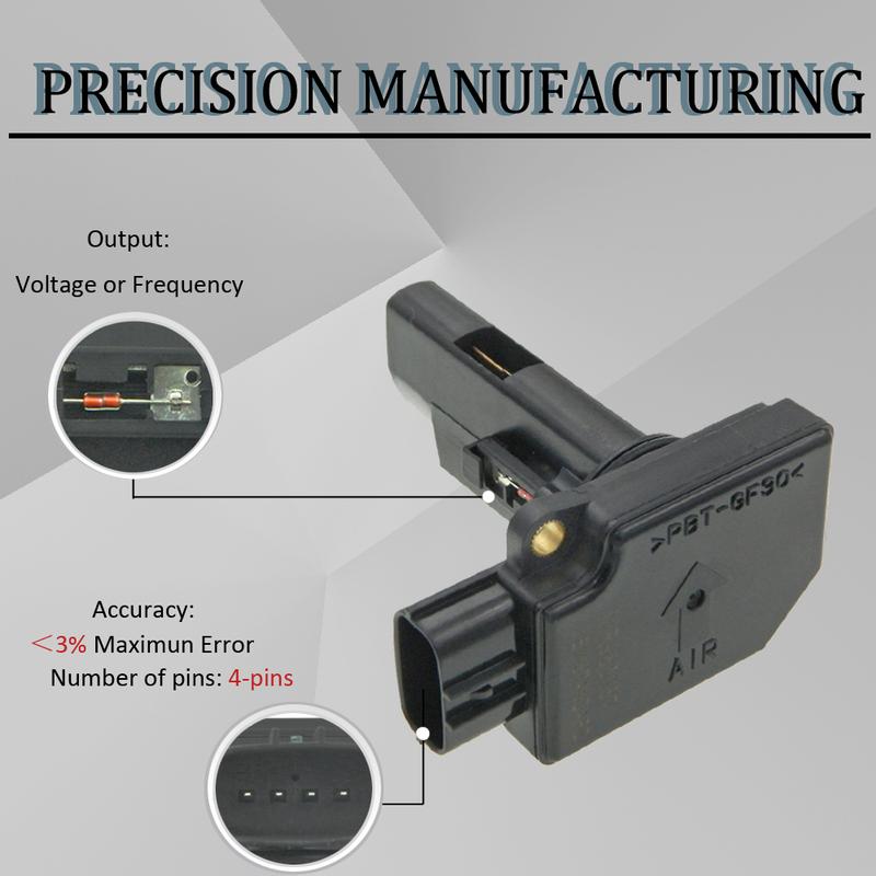 Mass Air Flow Meter MAF Sensor For Mitsubishi Eclipse Endeavor Galant Lancer 1.8 2.0 EVO 2.0I Outlander ASX MR985187