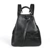 Retro Genuine Leather Women Backpack Travel Bag Leisure Large Capacity Cowhide Solid Color Backbag