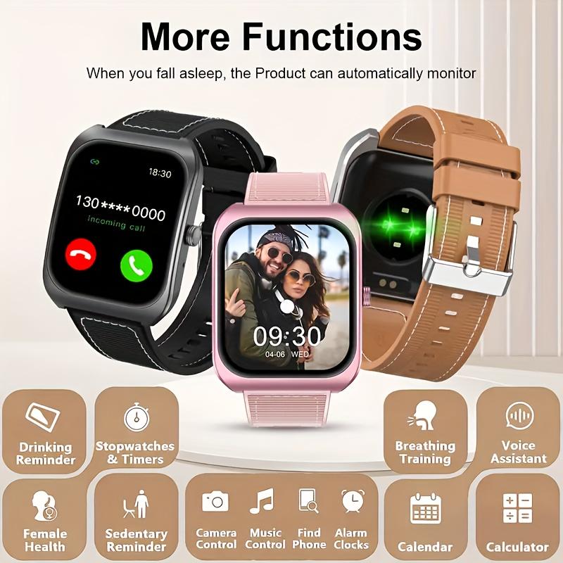 New Smartwatch 1.83-inch Curved HD Display Sleep Tracking Multiple Sports Modes For Men and Women Holiday Gift