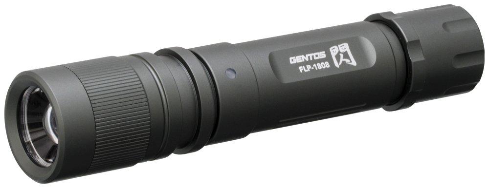 

GENTOS LED Flashlight, USB Rechargeable, Flash [370 Lumens / 5 Hours of Use], Uses Dedicated Rechargeable Battery, Flash FLP-1808, ANSI Standard