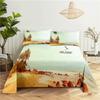 Seaside Scenery 0.9/1.2/1.5/1.8/2.0m Digital Printing Sturdy Polyester Bed Flat Sheet With Pillowcase Print Pattern Bed Ensemble