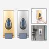 600ml Liquid Soap Dispenser Wall Mounted Refillable Manual Lotion Bottle No Punching Large Capacity Liquid Storage Container