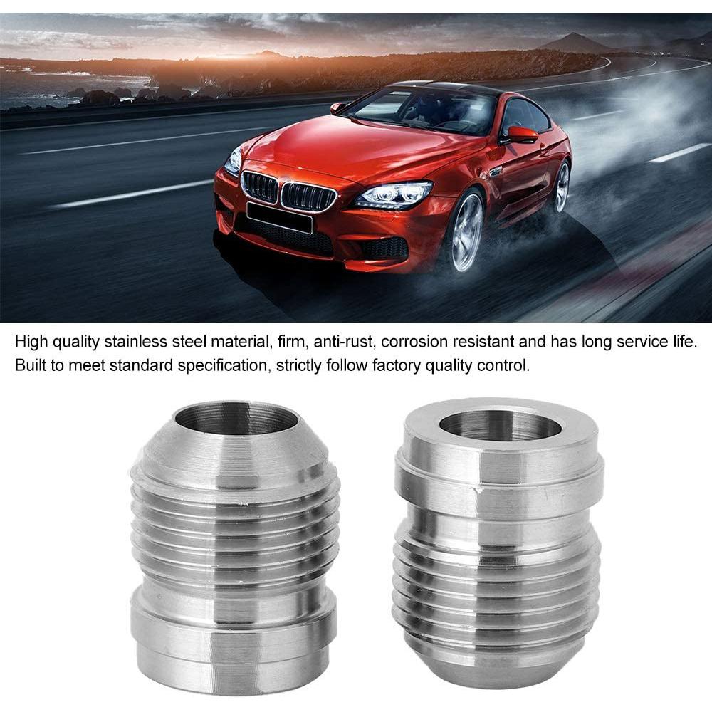 Raccord de tuyau nitreux en aluminium AN6 AN8 AN10 AN12 AN16 AN20 Adaptateur de raccord à souder mâle droit à billette mâle Bouchon à souder