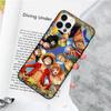 JW59 One Piece Anime Black Soft Case for Samsung Note 20 Lite S24 Ultra S23 A03 A05 A06 A11 A71 A15 A16 A13 A24 A25 A33 A52 A53 A50 M55 M35 Plus