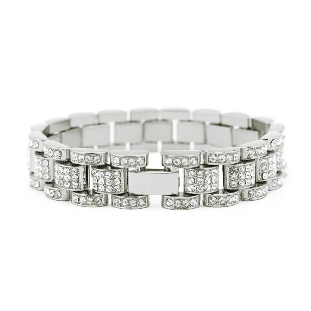 Hip Hop Flash Pánský Nový Punk Hiphop Tílko Řetěz Náramek Hiphop Náramek Náramek