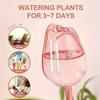 1-6PCS Pink Tulip Plant Watering Balls Indoor Outdoor Automatic Drip Irrigation System Glass Insert Self-watering Bulbs Garden Supplies