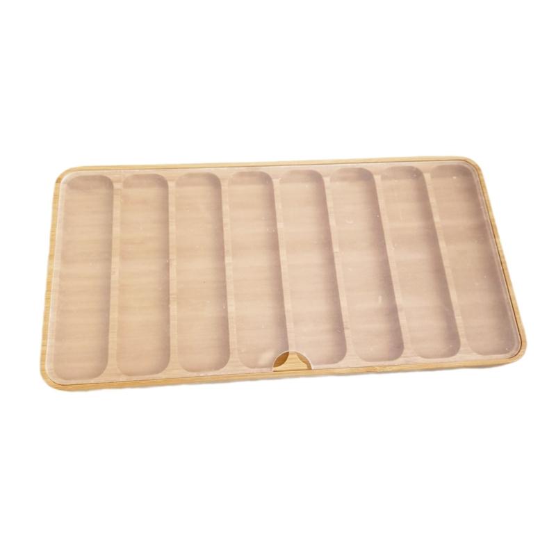 

Wood Organizers With Protective Cushions Functional Wood Watch Organization Case with Glass Lid for Watch Enthusiasts