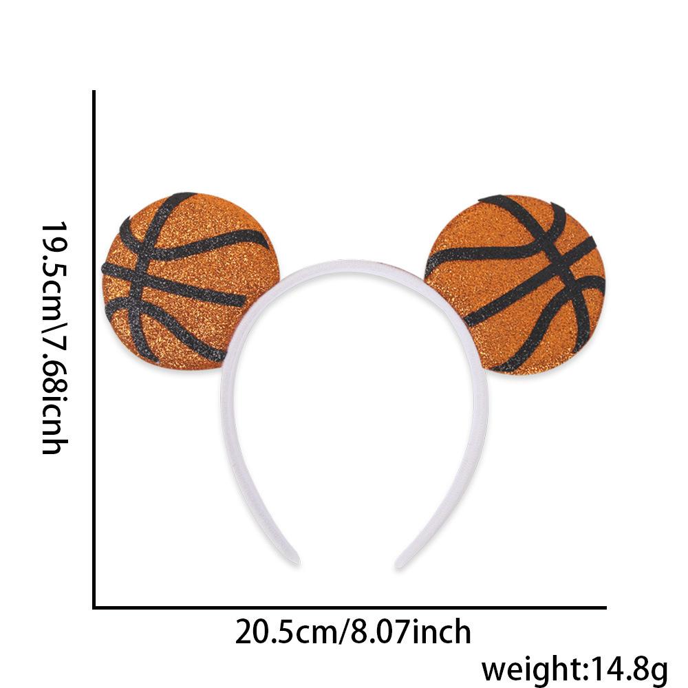 World Cup Football Theme Party Decoration Headband Fan Cheering Photo Prop Basketball Football Headband Average Size