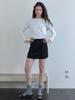 Elssibeui Slim Fit Seam Detail T-Shirt_Ivory
