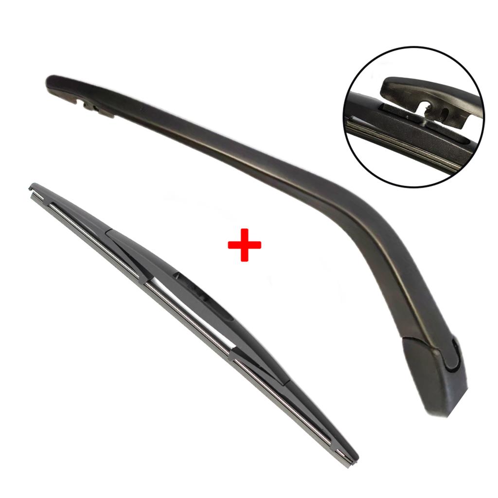 Rear Wiper Blade & Arm Set Kit For Honda Fit JAZZ 2004--2007 Windshield Windscreen Rear Window