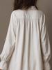 Dames Blouse met Kraag en Lange Mouwen, met Knoopjes
