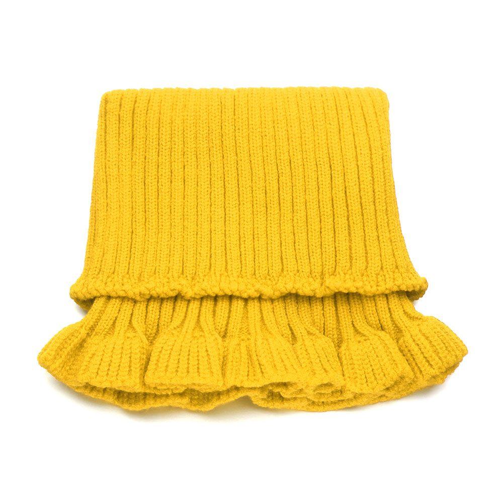 Fashion Windproof With Wooden Ears Warm Knitted Fake Collar Scarf Turtleneck