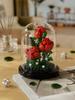 Building Block Flower Eternal Rose Small Particle Building Block Assembly Toy Birthday Christmas Gift Desktop Decoration