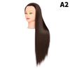 24 Inch Mannequin Head Hairdresser Practice Training Head Model Cosmetology Manikin Doll Salon Wig Accessorie