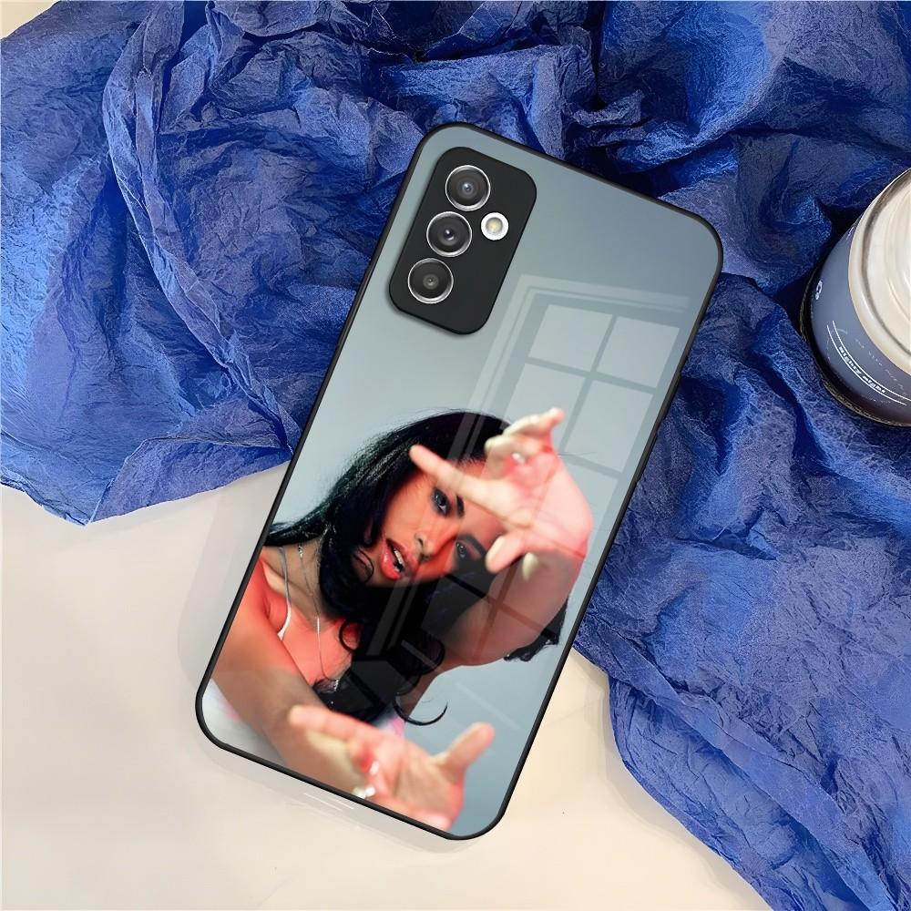 A-Aaliyah Hip Hop Music Phone Case for Samsung Galaxy S24 S23 S22 S21 S20 A24 A34 A54 A53 Note20 M54 Fe Ultra Plus Glass