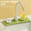 Faucet Absorbent Mat Silicon Kitchen Sink Splash Guard Drain Pad Water Splash Catcher Mats Countertop Protector Kitchen Gadgets