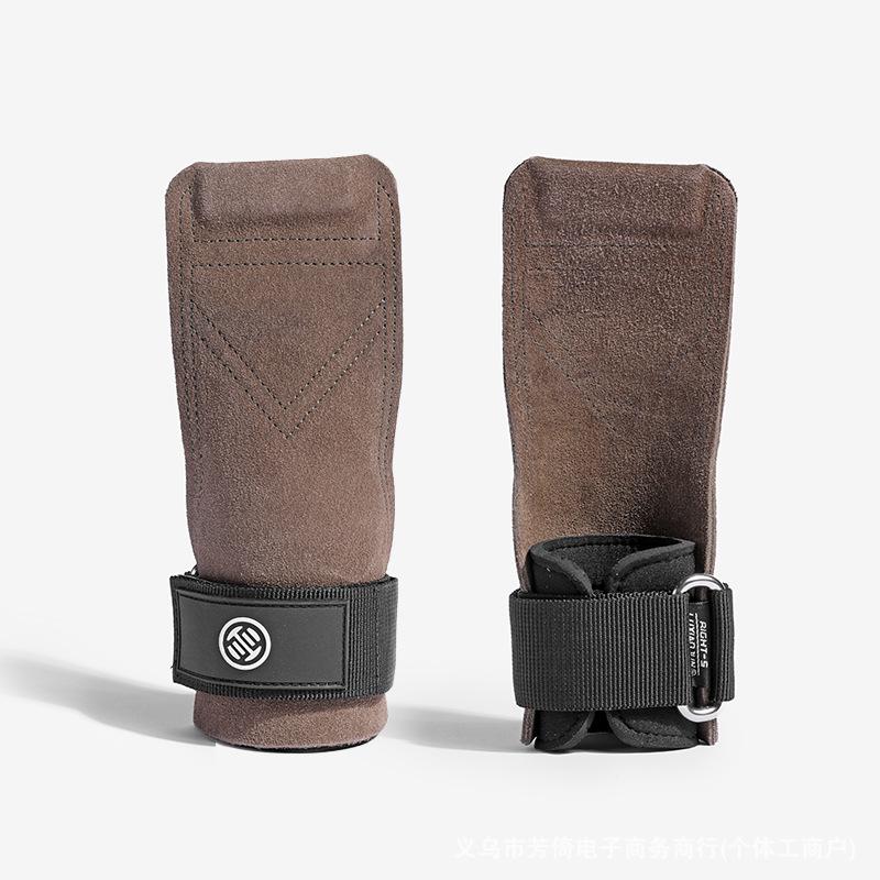 

Лю Сяоцзюнь Шкіряні фітнес-рукавички з допоміжними ременями для захисту хвату при ста становій тязі, тязі штанги в нахилі та веслуванні. M (Wrist 15-22CM)