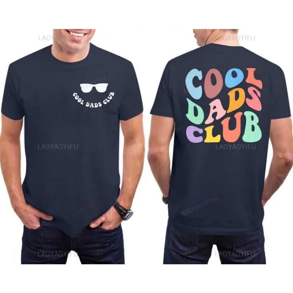 Dad Graphic T Shirts Cool Dads Club Fathers Day High Quality Cotton Tee Shirts Men Casual Short Sleeve Fashion Top Camisetas