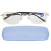 Presbyopic Glasses High Definition Lens Reading Glasses Blue Light Blocking Men Frameless High Definition Lens for The Elderly