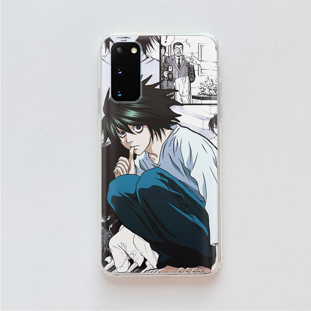 

Прозрачный чехол AD88 Death Note для Samsung A04 A14 A23 A34 A54 M23 M33 M52 M53 Realme 10 9 C30S C35 C55 VIVO Y02 Y21 Y33S Y51 X80 V25 VIVO V20 олений