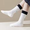 5Pairs/Set Embroidery Bow Kids Socks Spring Autumn Children Middle Tube Socks Girl Calf Stockings Soft Cotton Baby Socks