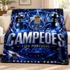FC Porto blanket Flannel Blanket Soft Cozy Plush Throw for Sofa Bed Lightweight Home Decoration Outdoor camping