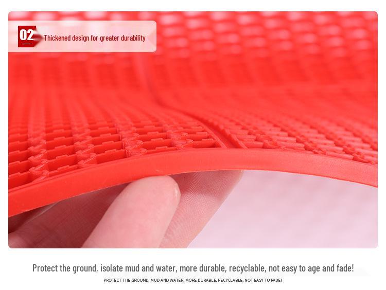 Rutschfeste PVC Hohl Badezimmerbodenmatte - Willkommen Fußmatte & Schwimmbadteppich