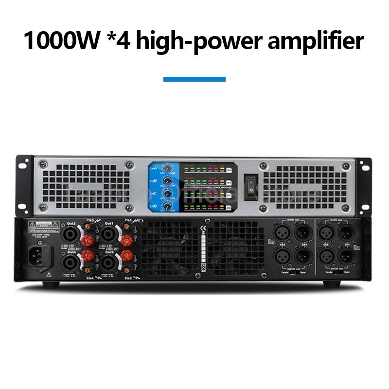 

1000 Вт високої потужності професійний підсилювач звуку 2/4 каналу Hi-Fi ентузіастів цифровий підсилювач сабвуфера сценічний домашній аудіопідсилювач
