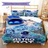 ASTRO BOT Custom Name Pattern Bedding,Quilt Set Quilt Cover Pillowcase Home Birthday Gift(1 * Duvet Cover + 2 * Pillowcase, Without Core)