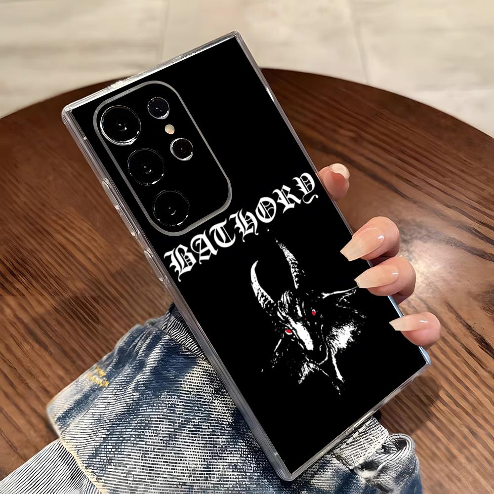 Burzums Band Rock Music Phone Case For Samsung S26 S25 S24 Ultra S23 Fe S22 S20 S21 Plus Plus 5G Fe Transparent Cover