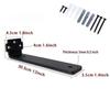1 Set 5Mm Thicked Invisible L-Shaped Brackets Heavy Duty Cast Iron Floating Shelf Brackets For Kitchen Shelves Support