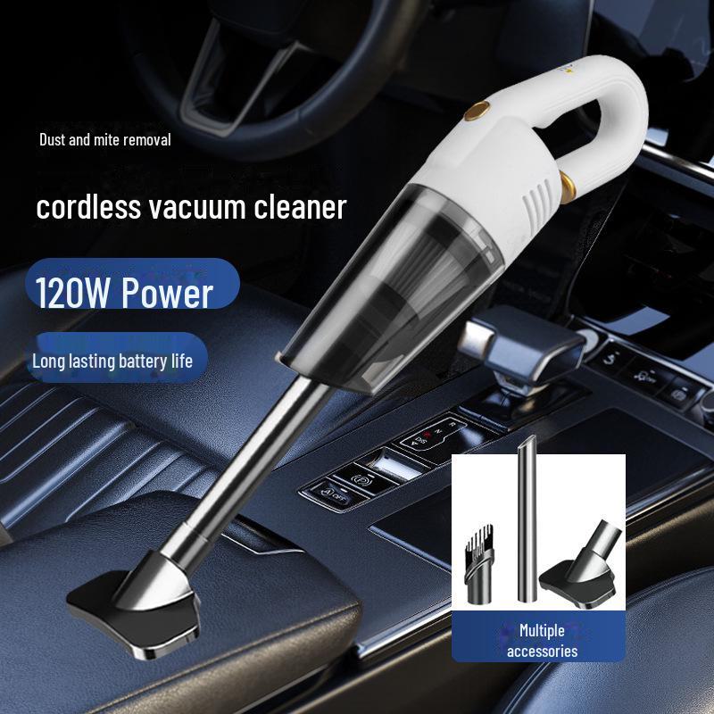 Compact Car Cordless Handheld Wet/Dry Vacuum Cleaner - High Power