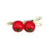 1pcs Cute Tomato Cartoon Clip Hairpins 5.5cm Fun Party Accessories for Kids Women Christmas Party Non-Slip Hair Clips