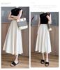 House Yayoi Flared and Perfect for Office or Size M Women's Skirt, Midi/Knee-Length, Elegant, Relaxed, Cute, Below-the-Knee, Long, Knee-Length,