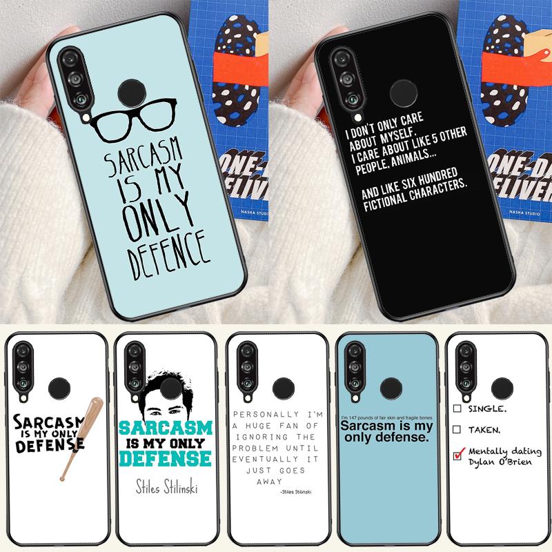 Teen Wolf Quotes TV Series For Huawei Nova 12i 12s 11i 5T 9 10 SE Y91 Y90 Y60 Y70 Y72 Y61 P60 Pro P20 P40 P30 Lite Case