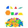 Wooden 3D Geometric Color Shape Jigsaw Puzzles Montessori Learning Brain Teaser Toys Creative Educational for Gifts