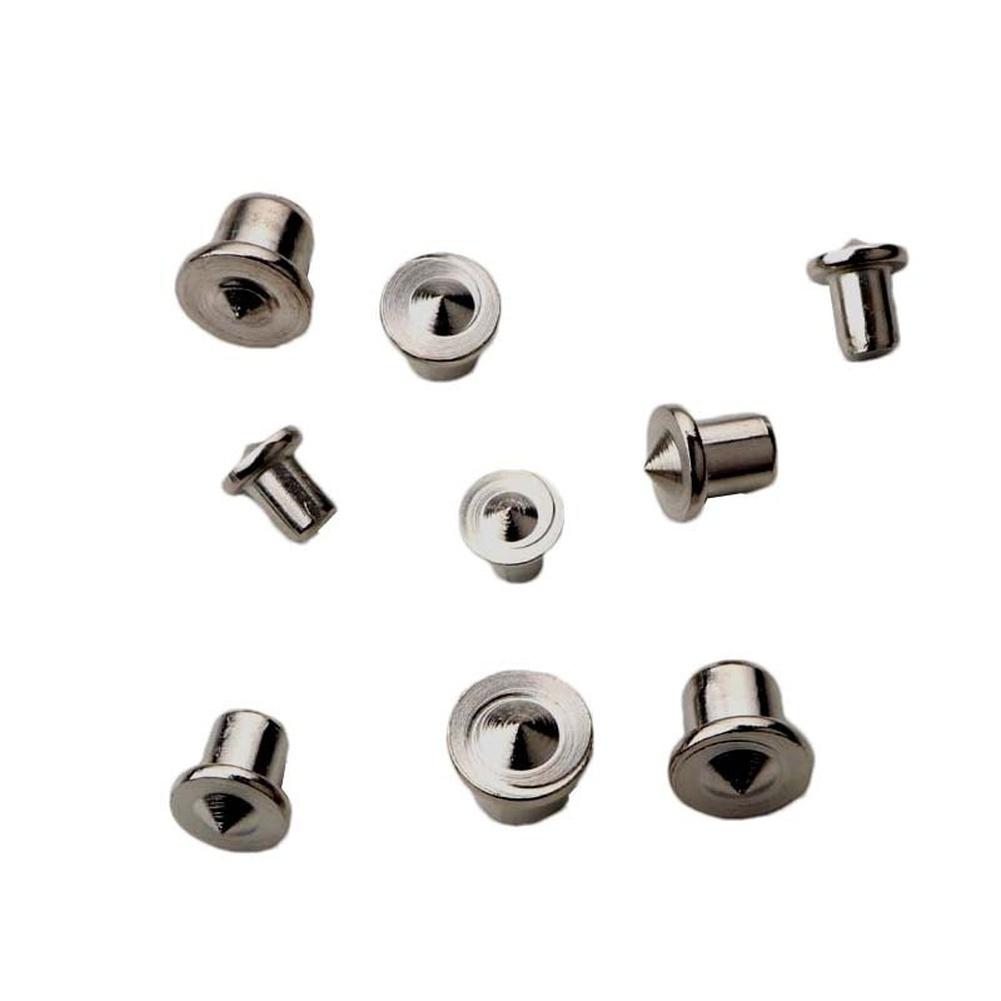 Solid And Hollow Styles Dowel Center Pins 8-piece Pack Metal Construction