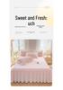 Elegant Princess Lace Bed Skirt Quilt - Thickened INS Style, Fairy Design with Double Lace Edging